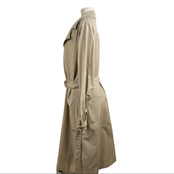 NEW F21 PLUS Size Double Breasted Raincoat w/ Belt - Picture 2 of 5